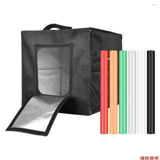 Yoh 40 釐米/ 16 英寸可折疊 LED 燈帳篷便攜式桌面照片
