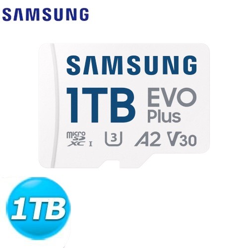 Samsung三星 EVO Plus microSD 1TB 記憶卡