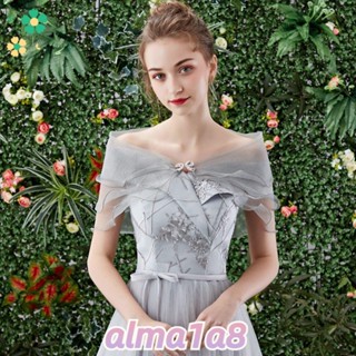 ALMA1A8蕾絲披肩,優雅派對婚禮斗篷,時尚Tulle新娘休閒晚禮服披肩婦女