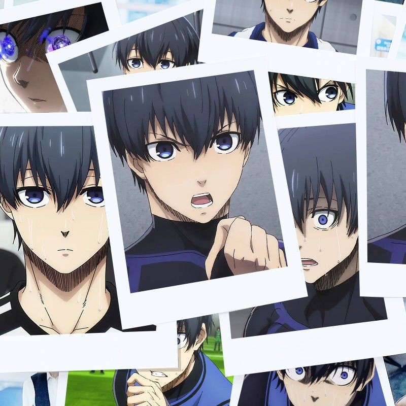 台灣發貨/免運 小紅書熱門 藍色監獄 潔世一單人相卡 藍色監獄卡片 3寸LOMO卡不重複 小照片 藍色監獄動漫周邊