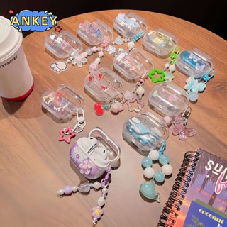 SAMSUNG 適用於三星 Galaxy Buds3 Pro / Buds 3 透明耳機矽膠套耳塞漂亮女孩防水防震軟保護