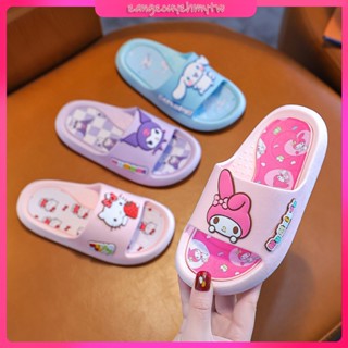 三麗鷗 Kuromi Melody 可愛卡通軟拖鞋成人兒童室內防滑 Hello Kitty Cinnamoroll 鞋