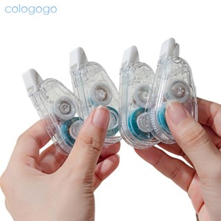 COLO 4 片雙面膠膠帶滾筒膠輥實用膠帶照片膠帶剪貼簿用品