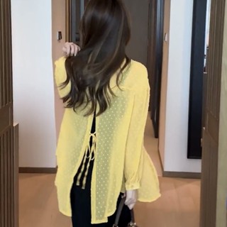 愛依依 上衣 空調衫 防曬外套 薄外套 S-2XL新款小個子時尚氣質長袖女裝設計感披肩上衣-3922.