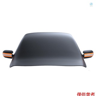 Crtw 汽車擋風玻璃罩適用於雪和冰磁性前擋風玻璃防凍和防凍罩,帶側窗和後視鏡保護罩,適用於大多數車輛
