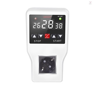 Noyafa NF-567 時間插座數字溫控器 1200W 10A 溫度控制器插座 220V 帶定時開關冷卻加熱溫度歐規
