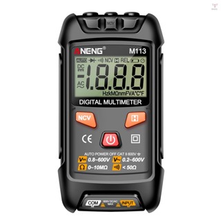 Toyutw)aneng M113 數字迷你萬用表測試儀智慧 AC/DC 電壓表 1999 計數 LCD 電壓電阻表測試