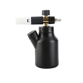 Crtw 洗車噴霧器泡沫洗車噴霧器洗衣機泡沫噴霧器泡沫炮洗車帶 1/4 快速公連接器量杯設計可調節噴嘴用於汽車清潔