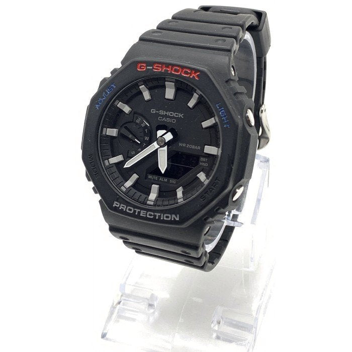 CASIO 手錶 G-SHOCK GA-2100 黑色 碳 石英 日本直送 二手