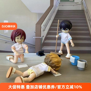 現貨Yamada日本正品代購1/12食玩娃娃 衛生掃除場景水桶抹布微縮模型
