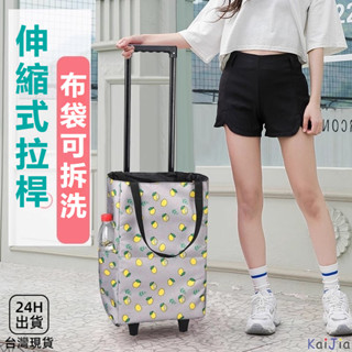 ⭐桃園出貨⭐買菜小車 購物車 買菜車 手提購物袋 老人家用可伸縮拉桿推車 便攜小拉車 購物拖車 拉桿購物車 折疊購物車