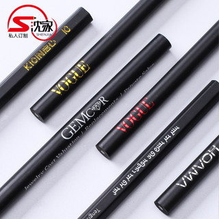 客製化【文具】訂製黒木 原木鉛筆 訂製印刷LOGO 宣傳酒店 廣告推廣活動 企業定做 鉛筆