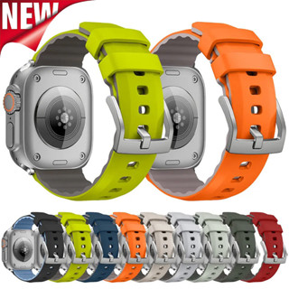 Apple Watch Ultra 矽膠運動錶帶 49mm 46mm 44mm 45mm 41mm 40mm 42mm