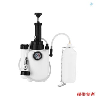 Crtw 3L汽車剎車油手動更換工具雙刻度錶盤真空壓力泵注油系統自動輸液工具