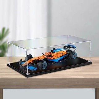 【定製諮詢】高透明亞克力展示盒適用於樂高 42141邁凱倫F1賽車 防塵罩明盒透明手辦模型盒 積木收納公仔展示櫃