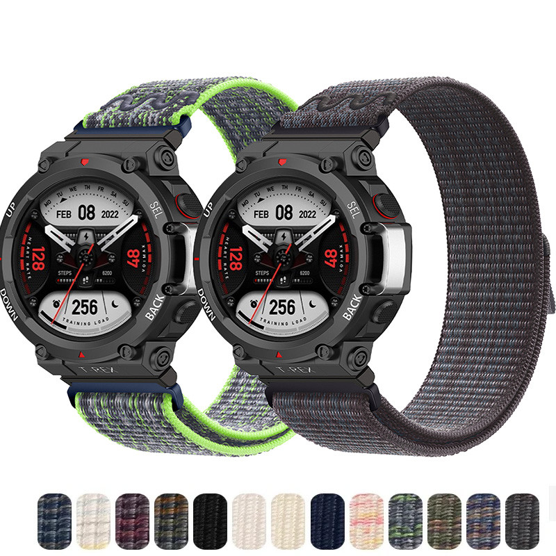 Huami Amazfit T-Rex 3 智能手錶帶手鍊的尼龍錶帶 Amazfit T-Rex/Pro T-Rex 2