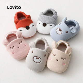Lovito 休閒卡通嬰兒百褶鞋 LCS099121