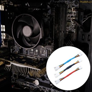 DOU 4Pin 風扇減速器電纜 PWM 溫度控制 PC 風扇計算機