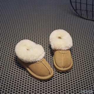 【限時免運】真皮兒童雪地靴加絨加厚2024女童大棉鞋男童棉靴防水防滑寶寶冬季 兒童靴 寶寶雪靴 童靴 兒童雪靴 女童靴