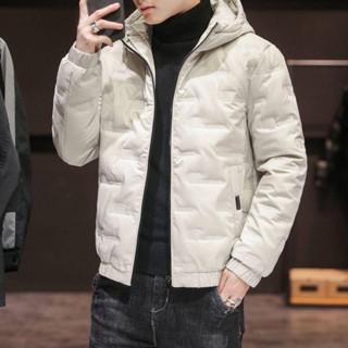 KK男裝 臺灣現貨 冬天外套 冬季男士棉衣羽絨棉服2024新款潮流高階感百搭加厚保暖棉襖子外套