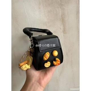 🛍️happy girl 創意手提包包 女士2024新款夏季高階質感迷你設計趣味餅乾單肩斜挎包 奇奇怪怪的包包 斜揹包
