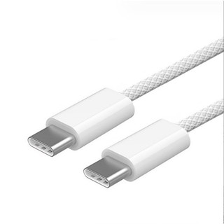 iPhone15 雙Type-C 馬卡龍 雙PD 編織線 60W 傳輸線 6A 充電線快充線 蘋果iPhone16