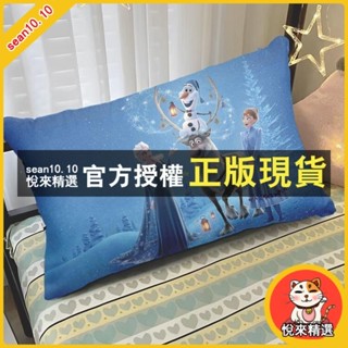 悅來精選 桃園熱賣💖兒童枕頭冰雪奇緣枕頭可愛卡通雙面含芯枕套定製同款可愛Q萌房間宿舍枕