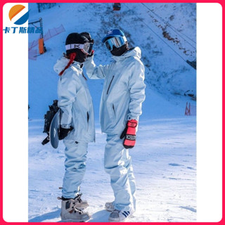 [現貨促銷]滑雪服 滑雪衣褲 防風防水保暖 東北零下40度防寒軟殻衝鋒衣男哈爾濱雪地滑雪服套裝加絨保暖褲子