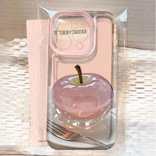 時尚粉色水晶水果設計印花保護套適用於 Mi Poco X6 X7 X5 F5 M6 F6 Pro Mi 14T 13T