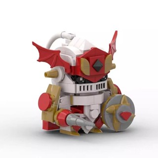 熱門MOC積木 紅蓮騎士獸 皇家騎士 方頭仔 拚裝積木 公仔模型