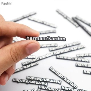 【FG】5 件高品質金屬 Harman/kardon 汽車高保真揚聲器音響揚聲器徽章立體聲標誌貼紙汽車造型配件 OQZ