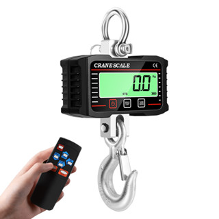 數字 LCD 顯示 2000kg Crance Scale 便攜式電子重型吊鉤工業級稱重計,帶 3 單元轉換功能