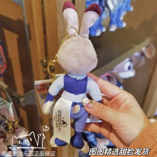 上海迪士尼正品瘋狂動物城朱迪吊飾可愛卡通毛絨鑰匙圈鑰匙扣禮物#240427Z
