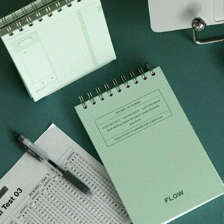 ICONIC 6個月線圈學習計畫本 Flow Study planner 02 Vintage mint【金石堂】