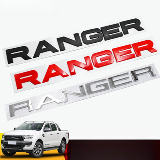 ranger字母銀色貼，FORD皮卡車後尾裝飾貼，ranger拉貨車門黑色防水貼