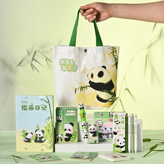 兒童禮物 Souvenir 伴手禮 小學生兒童文具實用禮物套裝伴手生日禮物開學幼兒園女孩熊貓生日05.16