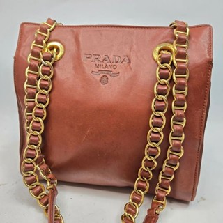 PRADA 肩揹包 鍊帶包 皮革 mercari 日本直送 二手