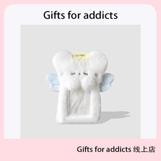 毛絨卡套 絨毛卡套 Gifts for addicts 天使毛絨小狗卡套追星小卡學生飯卡保護套吊飾