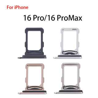 1X Sim 卡插座支架插槽單雙託盤適配器適用於 iP 16Pro 16 Pro Max