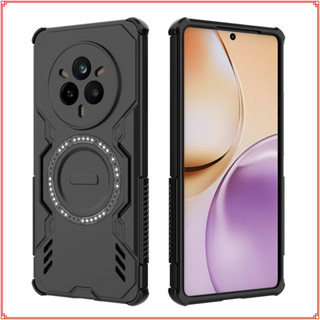 鏤空強散熱手機殼適用於r ealme 14 Pro 5G磁性保護套Realme 14 Pro Plus 5G新款氣囊防摔