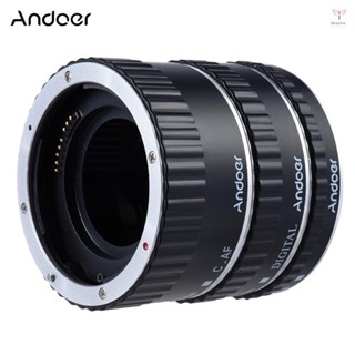 ANDOER 安多爾 TTL 自動對焦 AF 微距延長管環適用於佳能 EOS EF-S 60D 7D 5D II 550