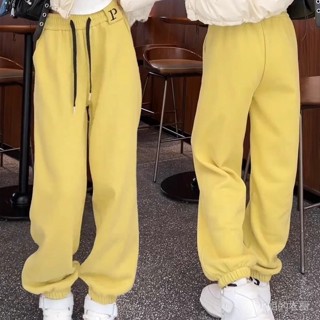 冬季2024新款衛褲女加絨加厚運動褲高腰寬鬆顯瘦休閒褲哈倫束腳褲 KLUJ