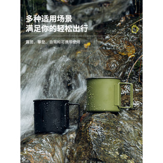 Camping＆Hiking 戶外304不鏽鋼水杯露營摺疊口杯馬便攜克杯咖啡杯啤酒杯自駕