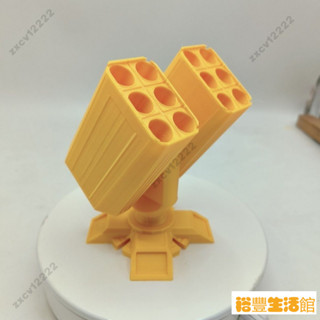 【嚴選好物】【辦公實用】3D可旋轉防空導彈髮射器筆筒擺件科技感桌麵辦公文具收納盒模型 W9PF