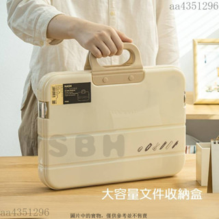 手提大容量檔案收納盒ins資料收納盒 防塵防水加厚PP檔案夾 手提文件袋 風琴包 大容量檔案夾 A4資料袋手提文件袋