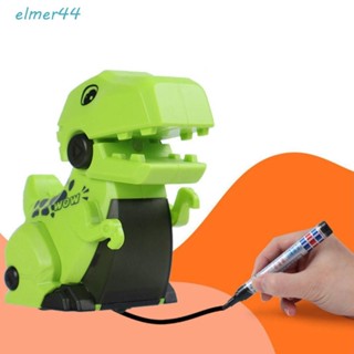 ELMER行走恐龍模型,自動地電的上鏈恐龍機器人,教育有音樂追蹤蹤跡畫線跟著玩具聖誕節生日