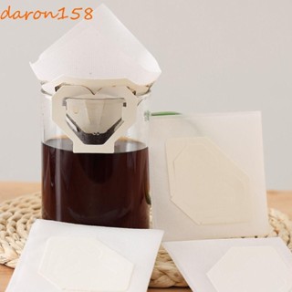 DARON30件掛耳式咖啡濾杯,環保加厚V型咖啡濾袋,一次性的便攜的不織布懸掛式茶葉過濾袋旅行