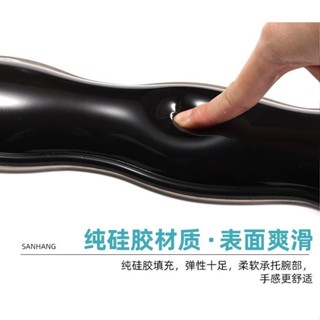 護腕水晶鍵盤手託防水耐臟透明矽膠滑鼠墊