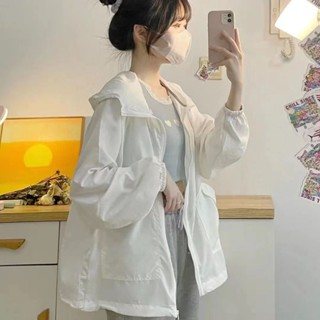 1.4萬人收藏超仙寬鬆甜美薄款透氣防曬衣外套女韓版vibe風衣防曬服潮5.9a