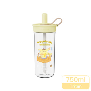 LocknLock樂扣樂扣嚼對FUN飲吸管杯/ 750ml/ 布丁狗 eslite誠品